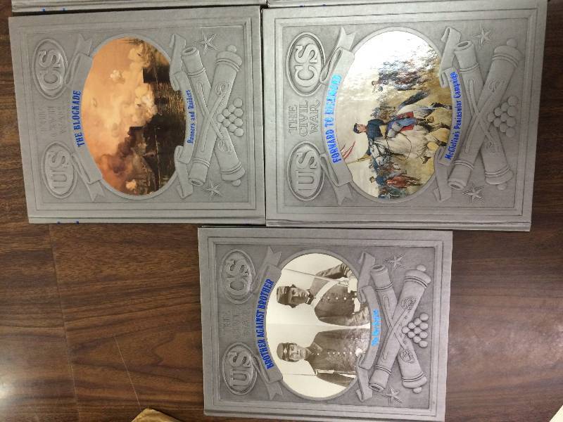 lot 252 image: 5 piece civil war book set