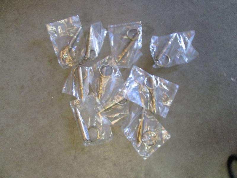 approx 10 bullet key chains...