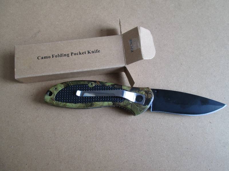 new camo hunting knife...