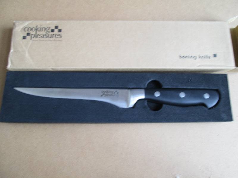 one new cooking knife...