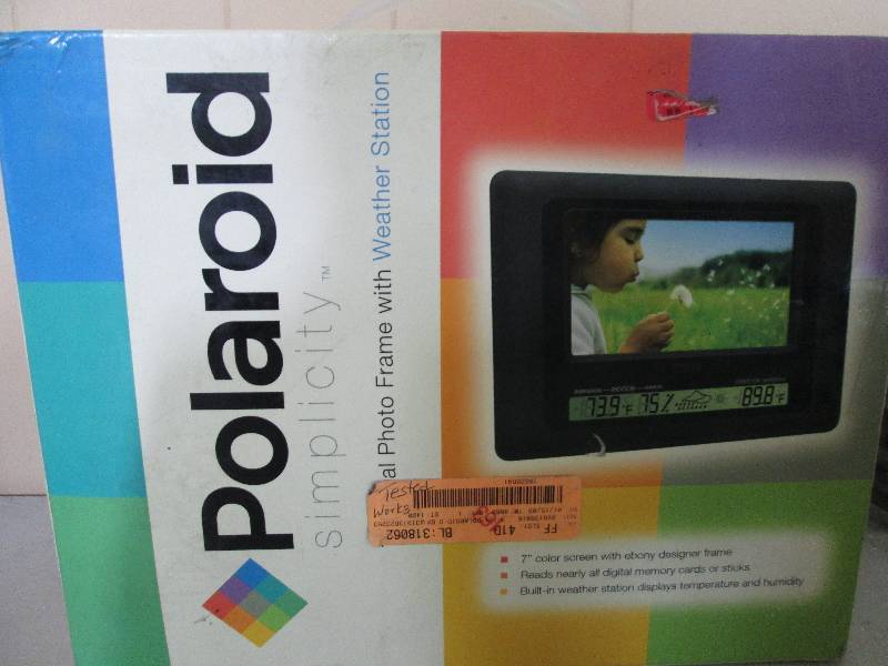Polaroid 7 digital photo frame wi...