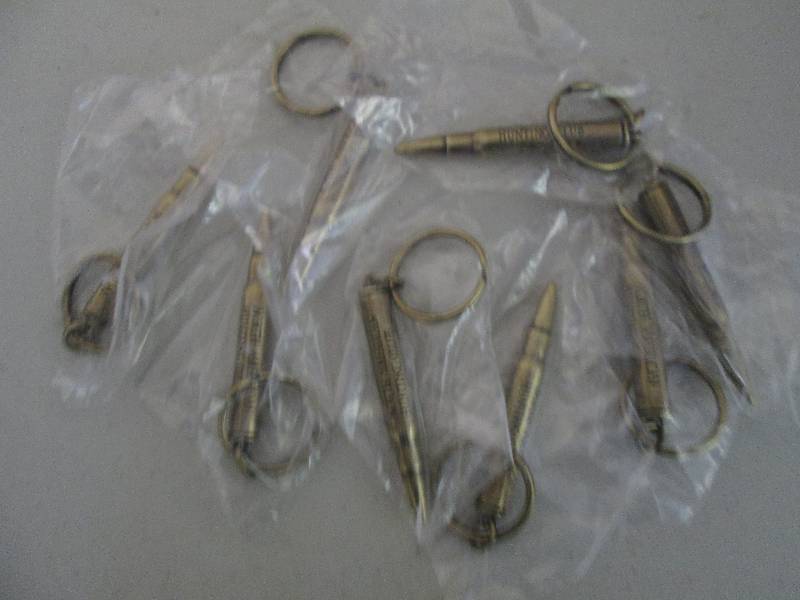 10 bullet keychains new...