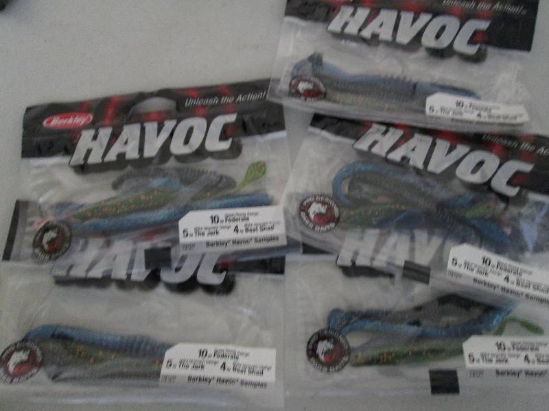 5 packs of fishing bait...