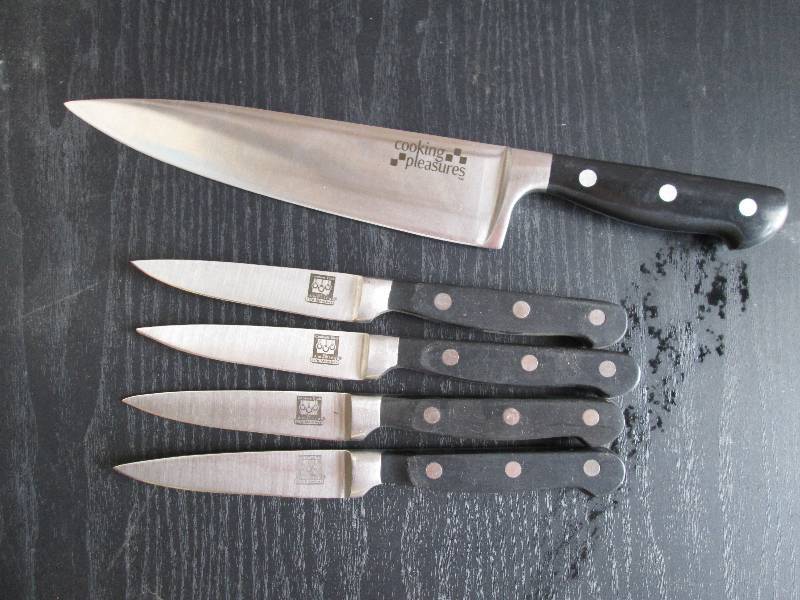 Cooking pleasures kitchen knife set...