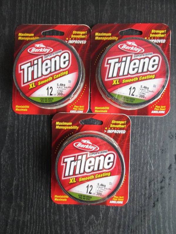 3 packs of Berkley trilene XL smoot...