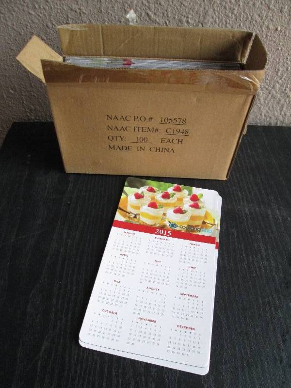 2015 calendar magnets aprox. 100 or...
