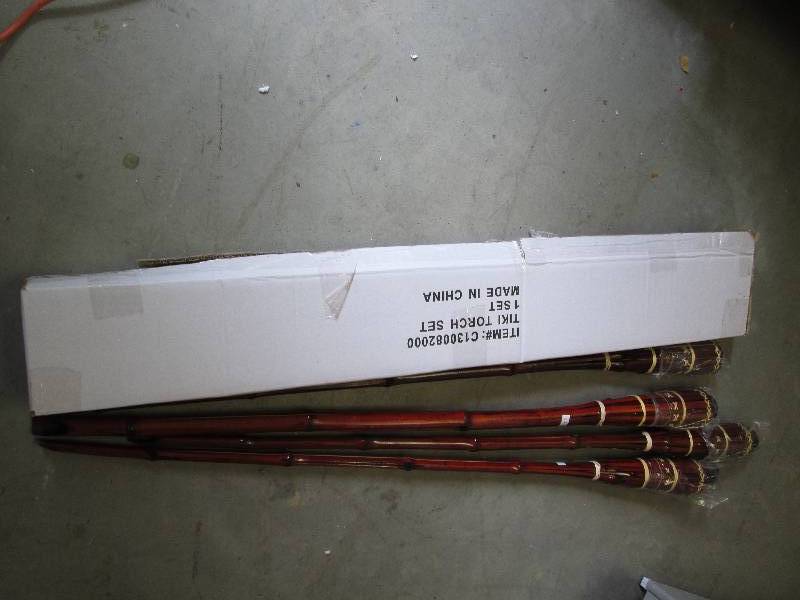 1 set tiki torch set ...