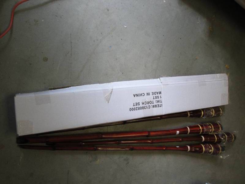 1 set tiki torch set ...