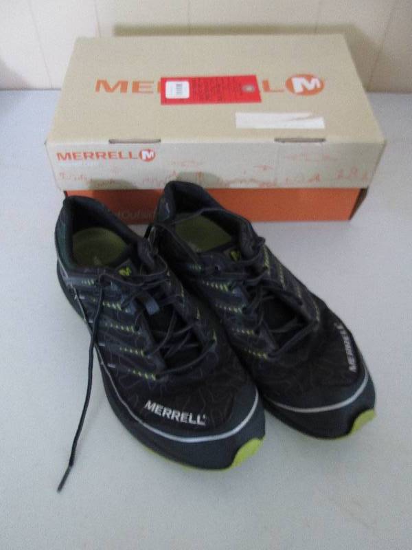 new pair of shoes black white and y...