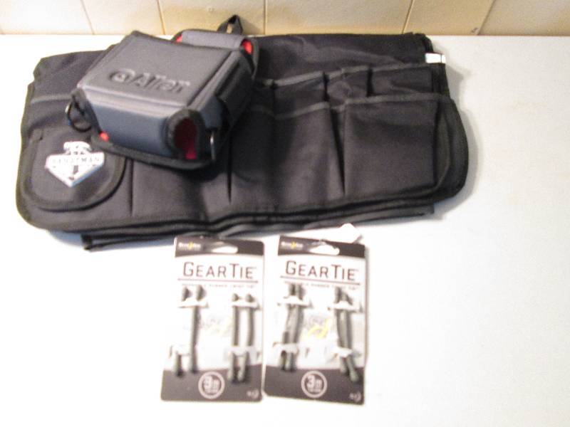 tool belt and gear ties...