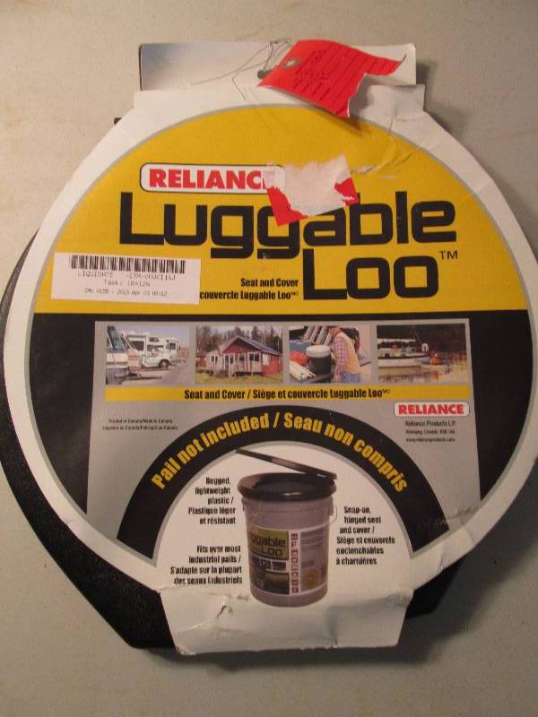luggable loo seat and cover...