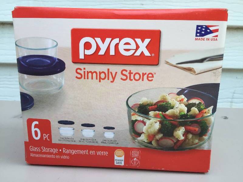Pyrex Glass Storage Containers
