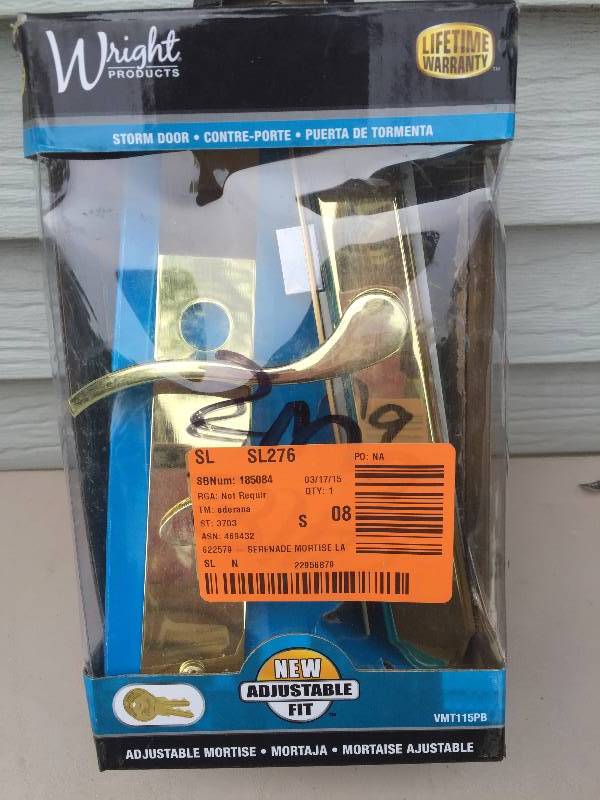 lot 32 image: Storm Door Handle