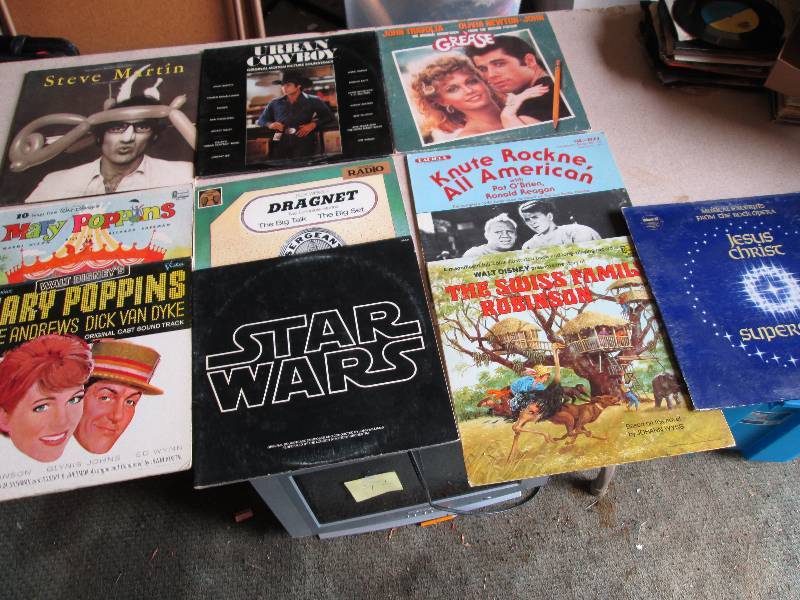 lot 55 image: Lot of movie theme records...