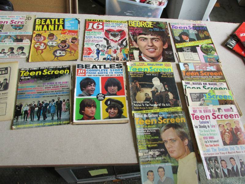 lot 67 image: Lot of Beatles theme magazines...