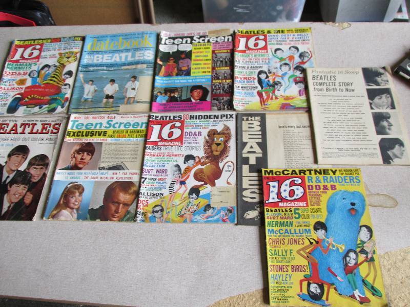 lot 68 image: Lot of Beatles theme magazines...