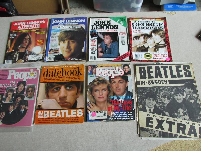 lot 69 image: Lot of Beatles theme magazines...