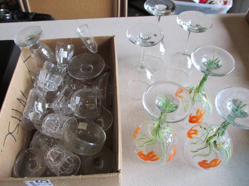 lot 95 image: Lot of assorted drink glasses...