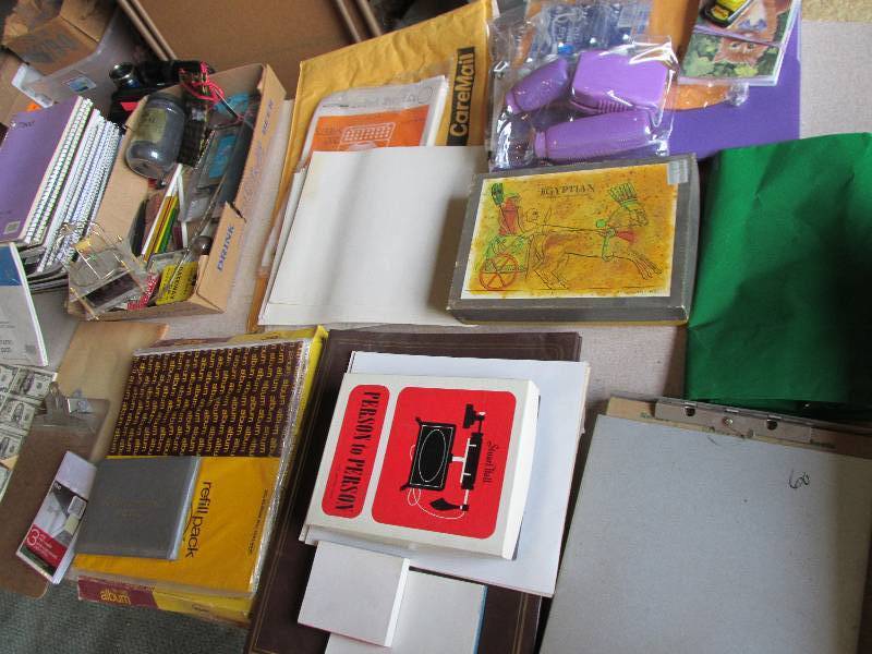 lot 101 image: Lot of vintage stationery, office s...