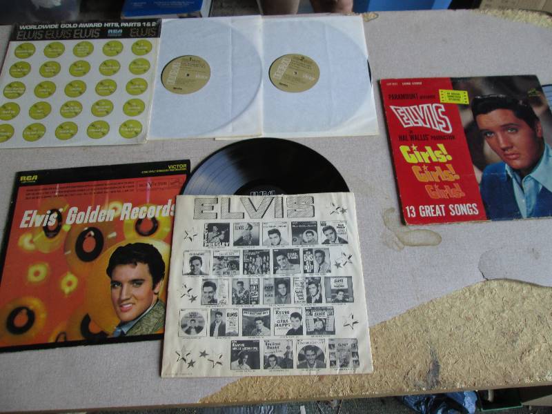lot 123 image: Elvis Golden Records, looks like n...