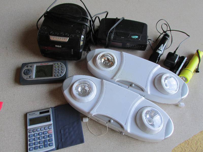 lot 142 image: Alarms, Sudoku game and lights, n o...