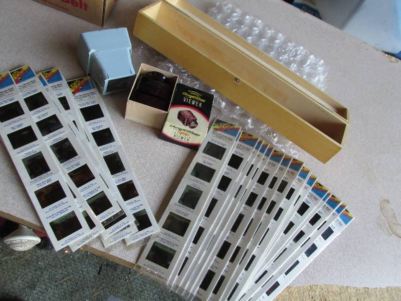 lot 145 image: Lot of slides, viewers and case...