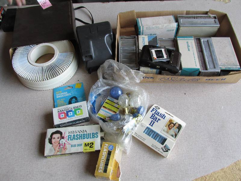 lot 151 image: Picture slides and viewer, camera a...