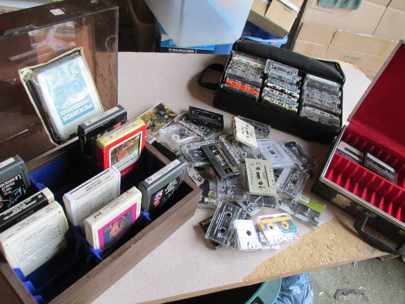 lot 174 image: Lot of cassette and 8 track tapes...