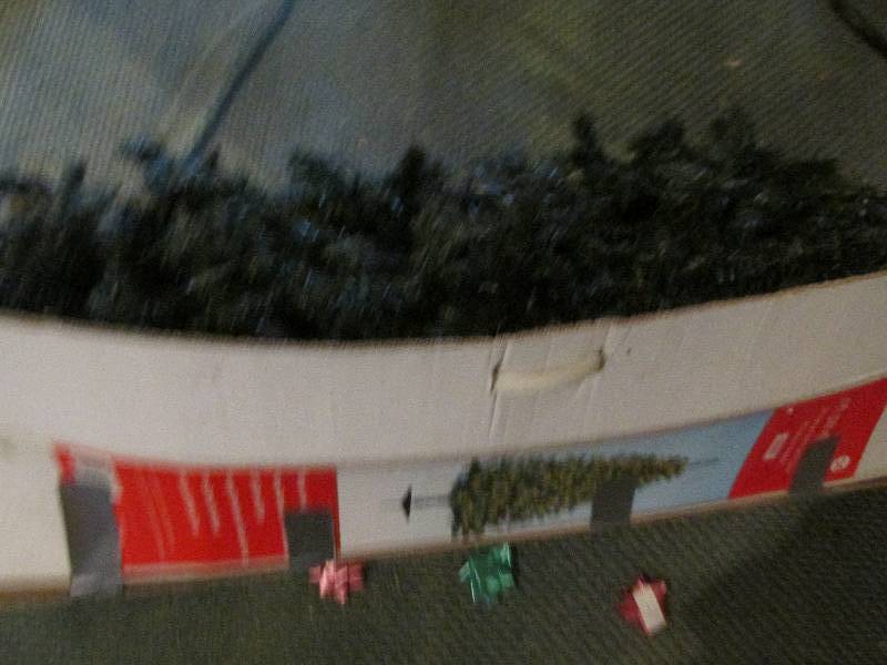 lot 177 image: 6 foot pre lit Christmas tree...