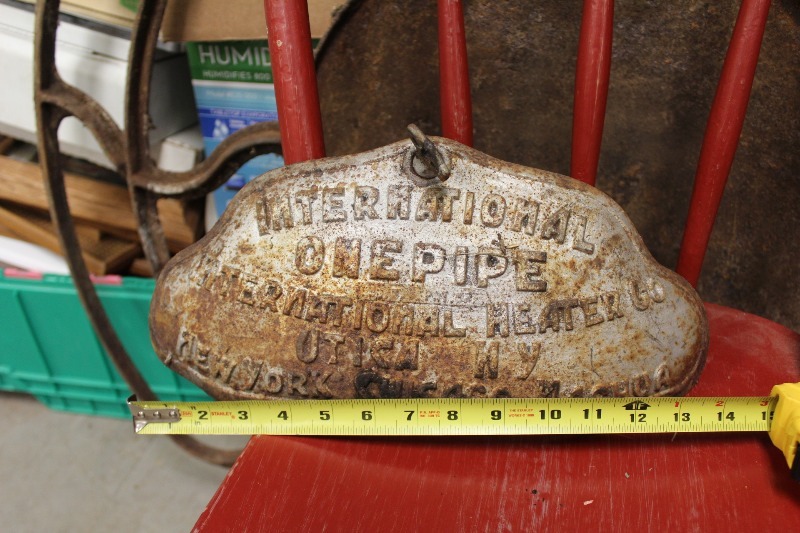 lot 66 image: International Heater Co. Stove Door