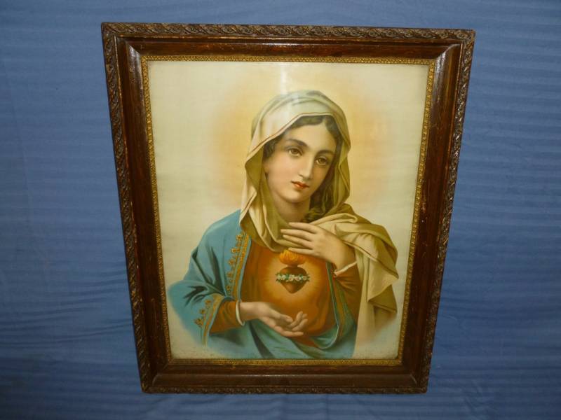 lot 120 image: Vintage Religious Picture