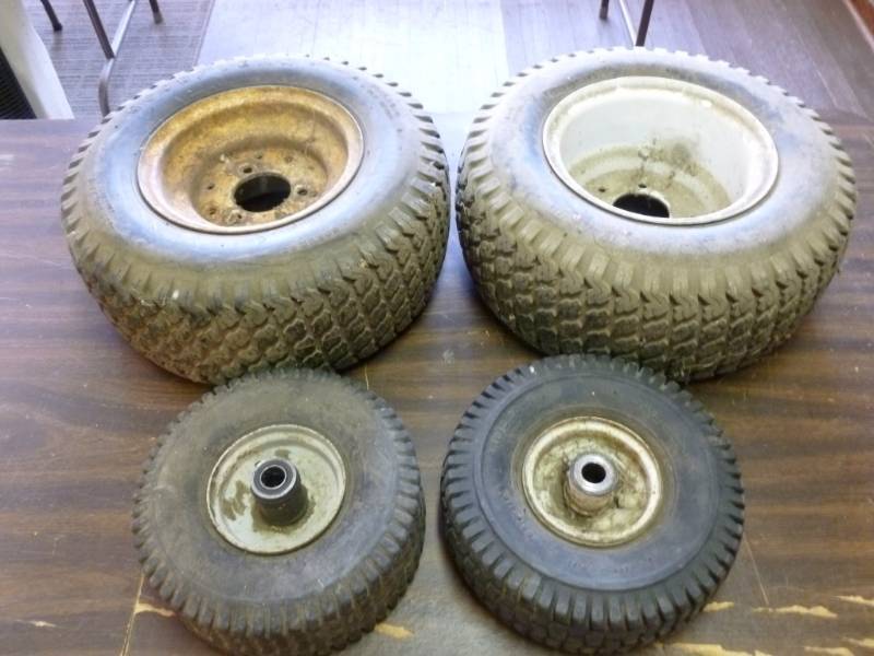 lot 134 image: Garden Tractor Tires