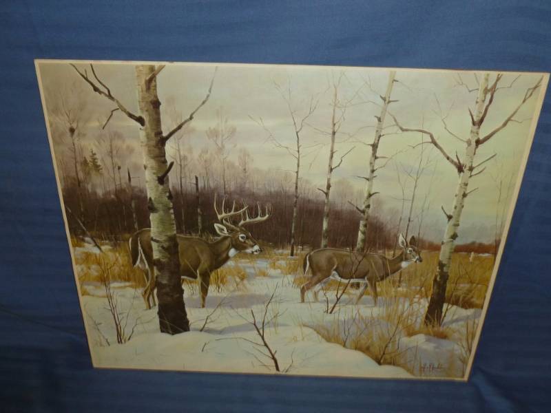 lot 147 image: Vintage Les Kouba Print