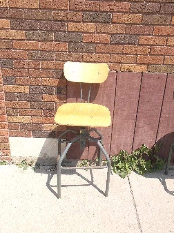 Mid Century Drafting Stool  Bar Stool