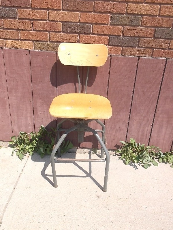 Mid Century Drafting Stool  Bar Stool