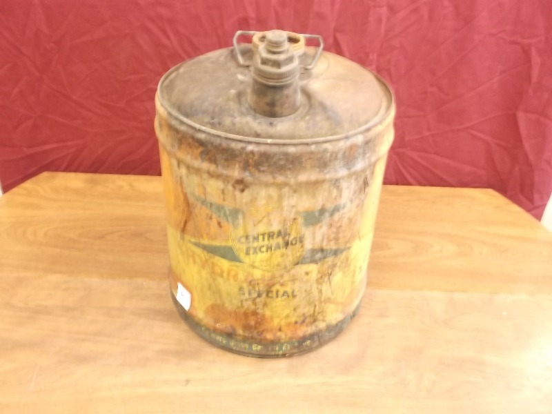 5 Gallon Central Exchange Hydraluic Fluid Can