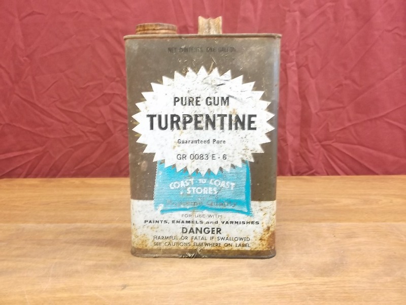 Vintage Turpentine Can