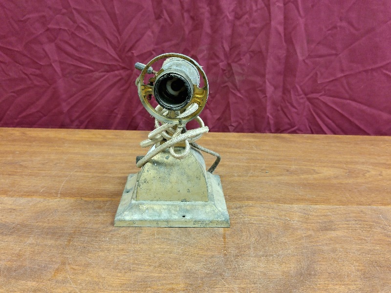 Vintage Brass Light Fixture  Sconce
