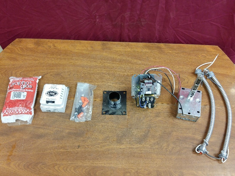 Honeywell 50 VA Fan Center, Thermostat, associated hardware