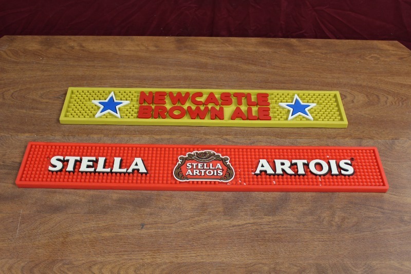 Newcastle and Stella Bar Mats