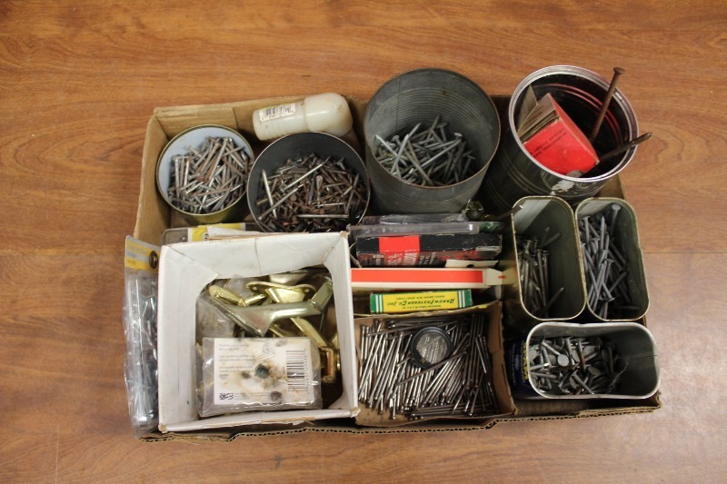 Lot of Nails and Hardware