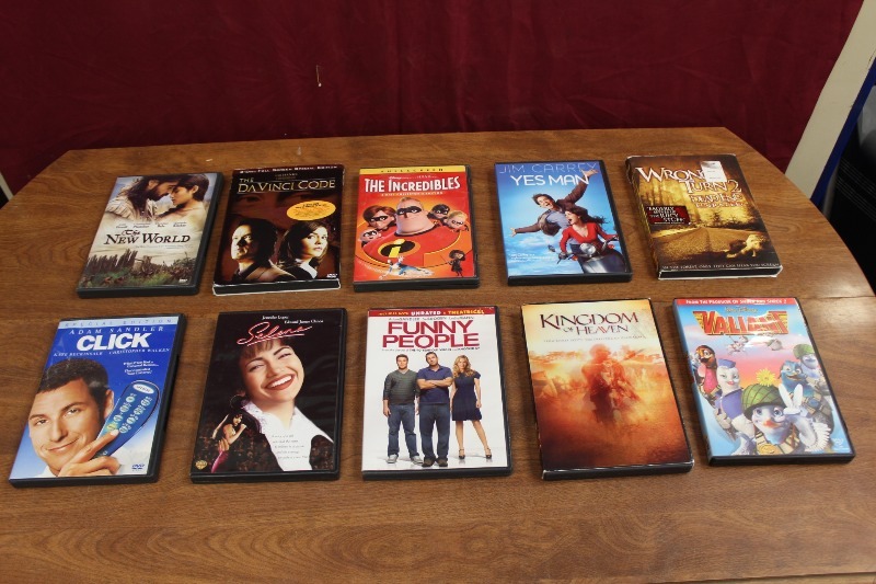 Lot of 10 DVDs