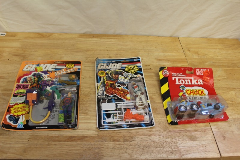 lot 70 image: GI Joe and Tonka New in Package Toys