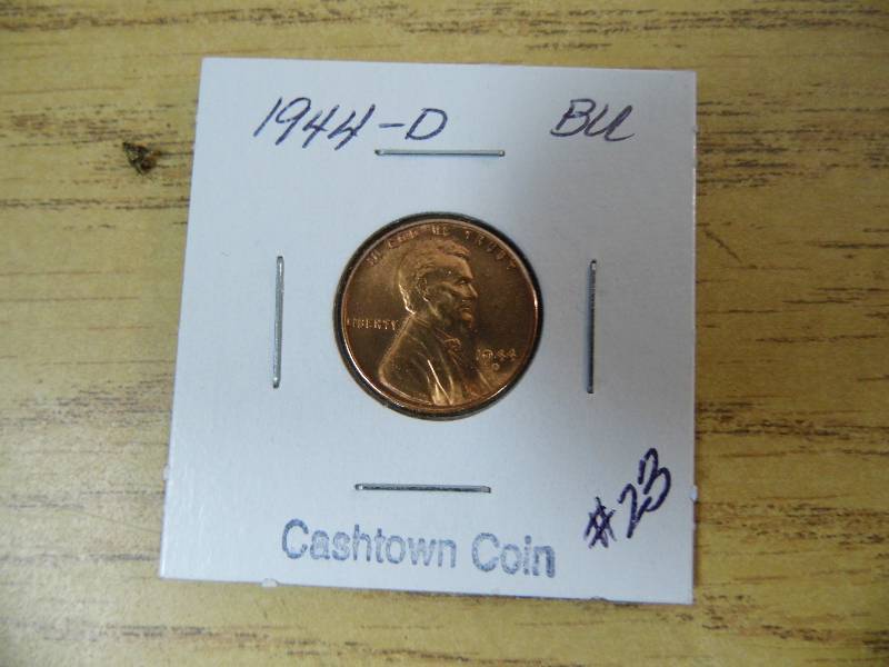 1944 P, D, & S Lincoln Wheat Cents