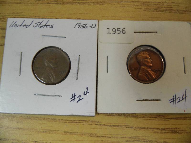 1956 P& D Lincoln Wheat Cents