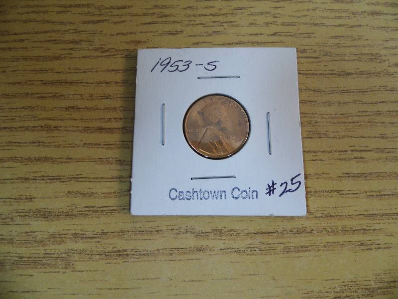 1953-S BU Lincoln Wheat Cent
