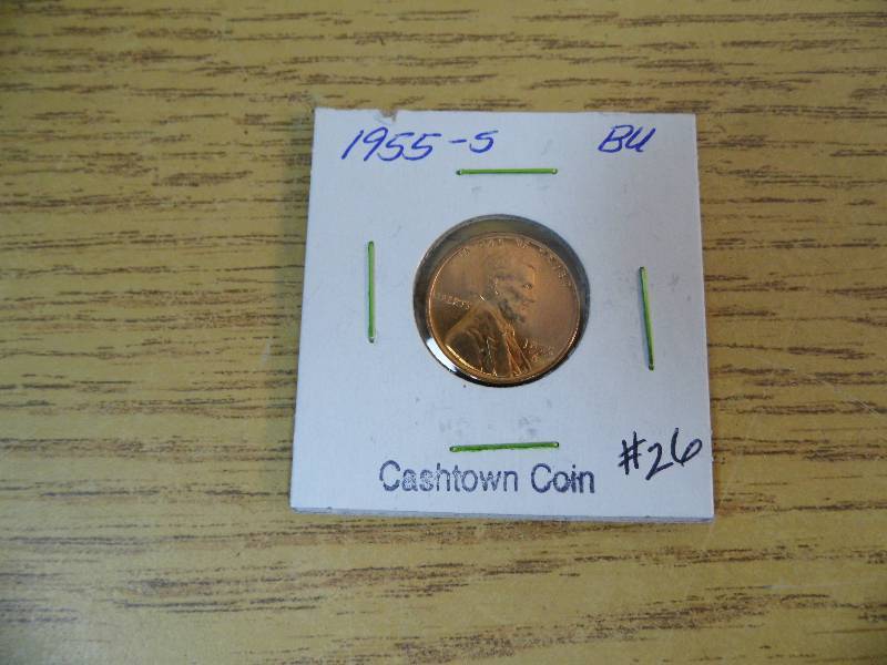 1955-S BU Lincoln Wheat Cent