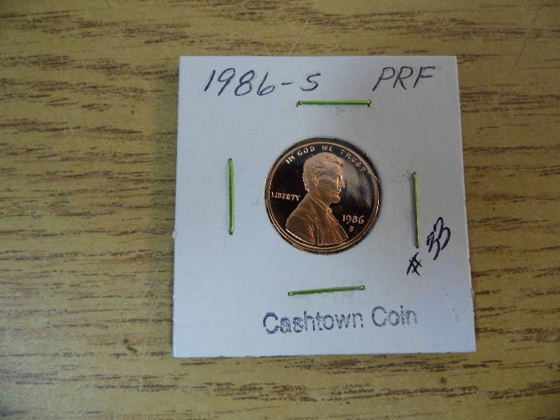 1986-S Proof Lincoln Cent