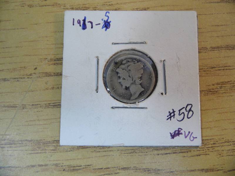 1917-S Mercury Dime