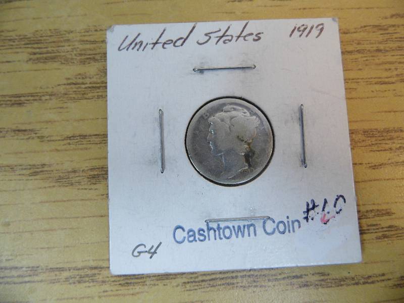 1919 Mercury Dime